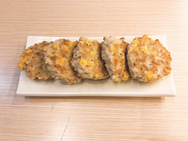 玉米雞肉豆腐排
